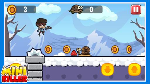 Mini Killer - Runner Shooter Game screenshot 1