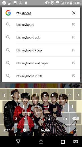BANGTAN KEYBOARD स्क्रीनशॉट 4