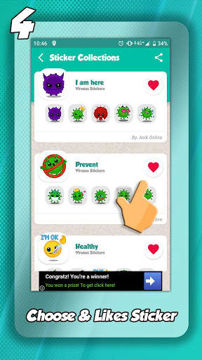 Viruses Stickers For WA screenshot 6