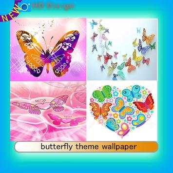 butterfly theme wallpaper screenshot 1