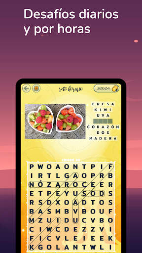 Sopas de letras con fotos screenshot 4