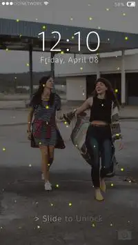 My Photo Fireflies lockscreen screenshot 1