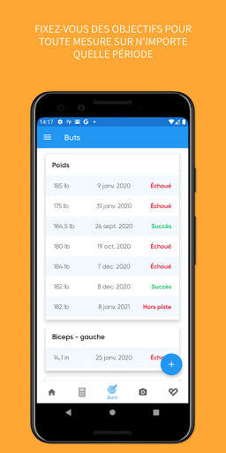 Traceur de Mesures Corporelles screenshot 6