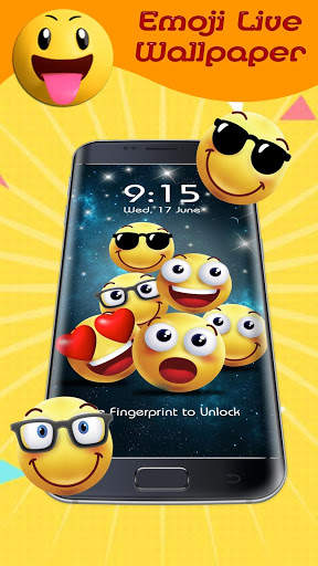 Cute Emoji Live Wallpaper screenshot 3