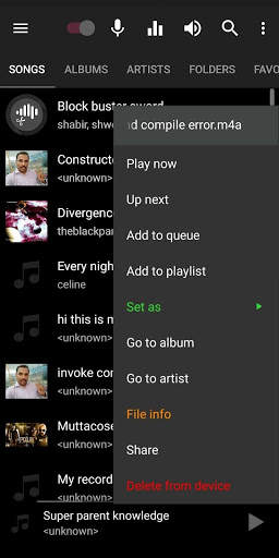 Next-Gen Music Player screenshot 1