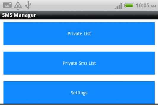 Sms Manager lite screenshot 1