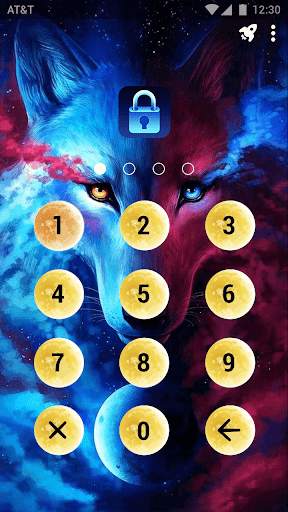 Werewolf Moon - App Lock Master Theme screenshot 2