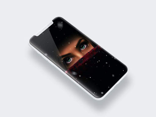 Girl Mask Wallpaper screenshot 6