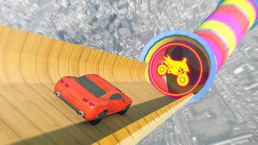 Mega Ramp Transform Racing: Transformer Games screenshot 2