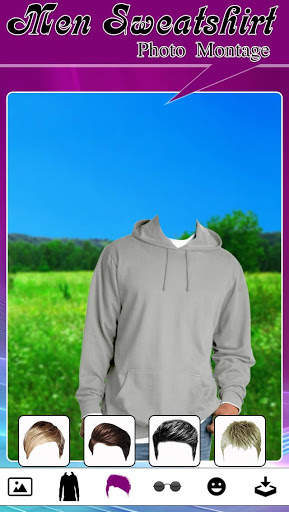 Man Sweatshirt Photo Suit screenshot 5