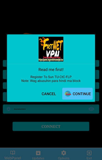 FastNet VPN screenshot 1