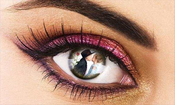 Eye Photo Frames, Girl's Eye Lens Photo Editor screenshot 1