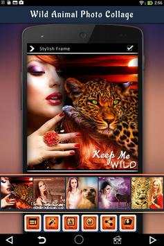 Wild Animal Photo Collage 1 تصوير الشاشة