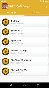 FNAF 123456 Songs Full screenshot 3