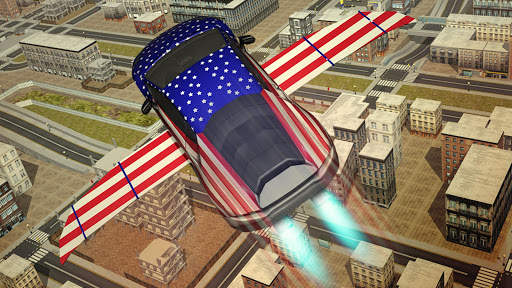 Free Flying Racing Car Driving screenshot 5