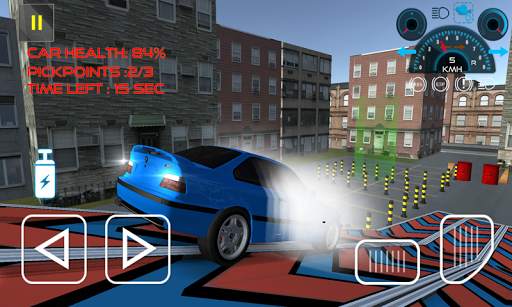 Classic Car Crazy Stunts Racing screenshot 2