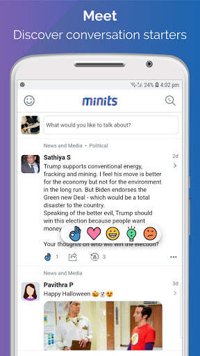 Minits - Social Group Chats screenshot 1