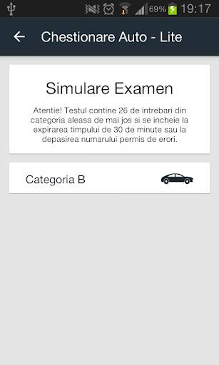 Chestionare Auto - Lite screenshot 2