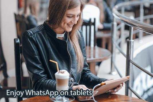 Guide WhatsApp on tablet screenshot 1