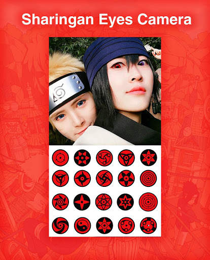 Sharingan Eyes Camera - Anime Photo Editor screenshot 1