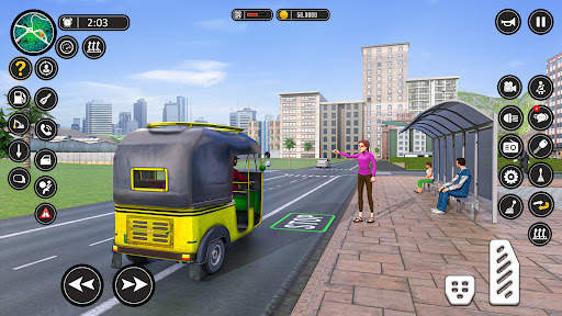 Modern Rickshaw Driving Games screenshot 3