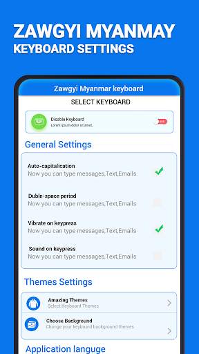 Zawgyi Myanmar keyboard 2021 screenshot 4