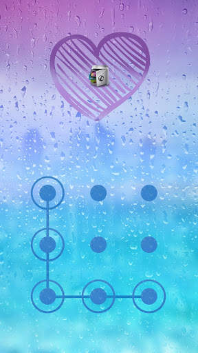 AppLock Theme Rain 2 تصوير الشاشة