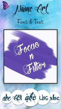 Name Art - Focus N Filter screenshot 4