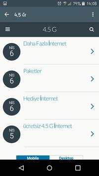 ücretsiz 4.5G internet screenshot 1
