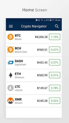 Crypto Navigator - Bitcoin, Live Coin Rate Tracker screenshot 5