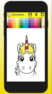 Coloring Book - Unicorn Drawing Game screenshot 3