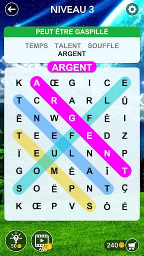 Recherche de mots : Mot caché screenshot 1
