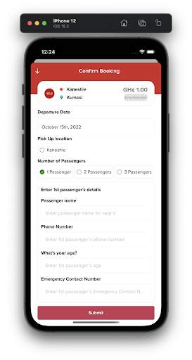 VIP Bus Ticketing screenshot 17