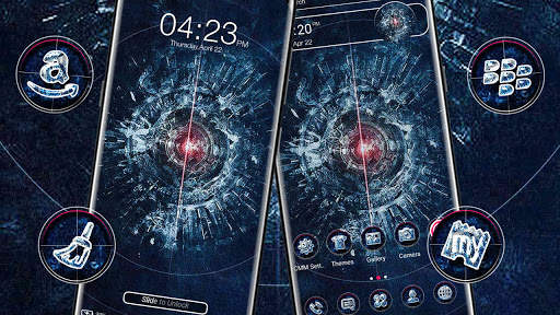 Laser Eye Tech Launcher Theme screenshot 5