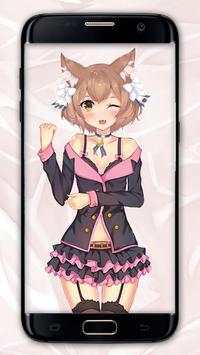 Sexy pink girl live wallpaper screenshot 2