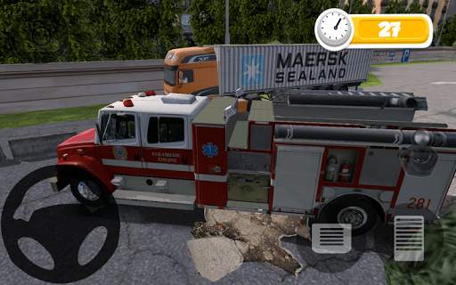 FIRE TRUCK PARKING HD screenshot 4