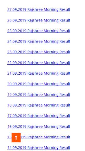 Rajshree Lottery Result PDF 1 تصوير الشاشة
