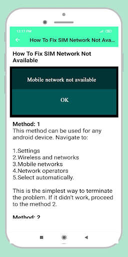 Sim Card Problem Solve screenshot 6