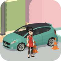 Driving Test-3D car simulation logo