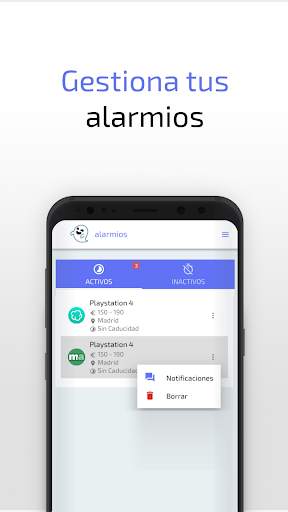 alarmios - alertas en Wallapop, milanuncios y más! screenshot 3