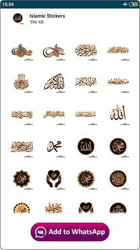 Islamic Stickers for WA WAStickerApps screenshot 3