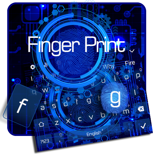 Finger Print Scanner Keyboard Theme icon