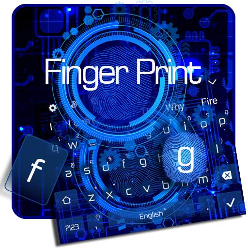 Finger Print Scanner Keyboard Theme 10001003