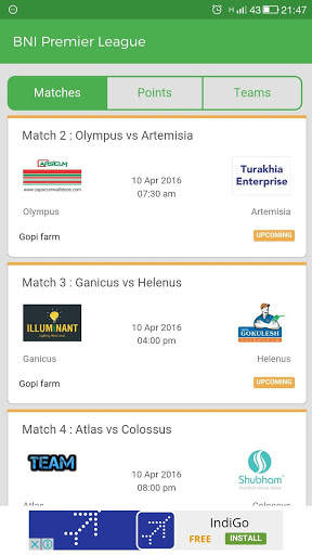 BNI Premier League screenshot 2