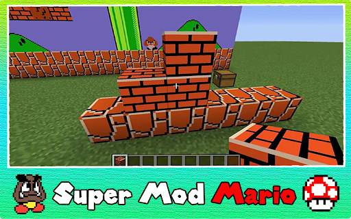 Super Mod Mario - Adventure for Minecraft PE 2021 6 تصوير الشاشة
