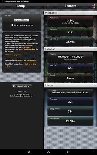 Sensors Free screenshot 5