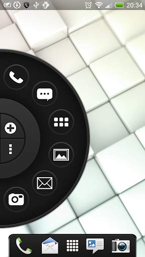 Dark - Wheel Launcher Theme screenshot 2