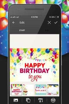 Birthday Video Maker With Music screenshot 4