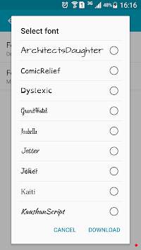 Comic font #2 - Live Launcher screenshot 2