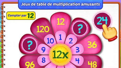 Jeux de multiplication enfants screenshot 4